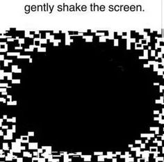 a black and white photo with text that reads, when you're looking at the screen