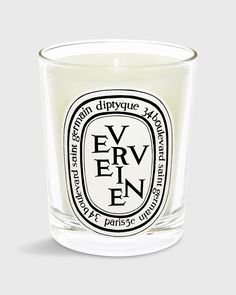 Classic Scented Candle Verveine Diptyque Decor, Diptyque Candles, Patchouli Scent, Vanilla Scented Candles, Sala Grande, Elegant Candles, Lip Scrubs, Vanilla Candle, Outdoor Candles