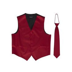 If you're looking for high quality at bargain prices, these silky new button up vest shirts will perfectly accomadate your needs whether you're looking for a new formal outfit for one person or an entire group of groomsmen. Size: L.  Color: Red.  Gender: male.  Age Group: adult. Red Vest Men, Groomsmen Vest, Army Dress, Vest And Bow Tie, Button Vest, Mens Suit Vest, Biking Outfit, Vest Men, Red Vest