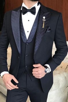 Mens Custom Suits, Sport Coat And Jeans, Black Wedding Suit, Black Tuxedo Wedding, Custom Suits Men, Black Sport Coat, Groom Tux, Suit Outfit