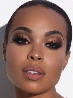 Makeup Cantik, Video Makeup, Beauty Make-up, Braut Make-up, Natural Wedding Makeup, Dark Makeup, Trendy Makeup, Dark Skin Makeup, Makeup For Black Women