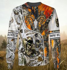 Get your product: Bow Hunter Hunting Ghost Bow Hunter Full Print Shirts 3D Sweatshirt
1. PRODUCT INFORMATION:

Proudly printed in America
5.3 oz, unisex fit
Heavy cotton, classic midweight fabric
Material: 100% cotton | Dark Gray: 50% cotton:50% polyester | Light Gray: 90% cotton:10% polyester
Double-needle stitched neckline, bottom hem, and sleeves
Quarter-turned to eliminate center crease
7/8 inch collar
Tear-away label
Machine-wash safe
Copyrighted artwork
2. SIZE CHART:
3. RETURN:
We will gl Bow Hunter, Gift Bow, Light Blue Shirts, Gift Bows, Halloween Gift, Stylish Shirts, Summer Sale, Halloween Gifts, Step Up