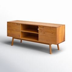 the sideboard is made out of wood