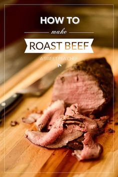 how to make roast beef on a cutting board