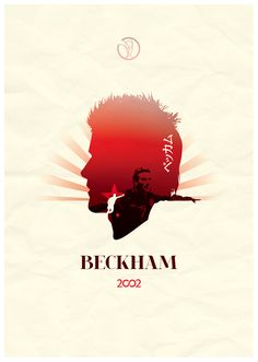 the poster for beckham's upcoming album, which features an image of a man with