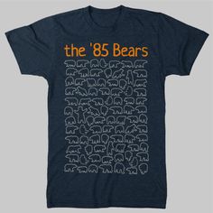 Unique 85 Chicago Bears T-Shirt, via Etsy. Bear Shirt, Destiny, A Team, Shirt Shop, Bears