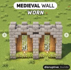 the medieval wall is shown in this game