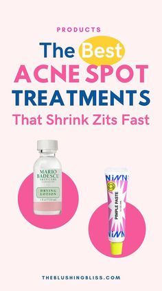 best acne spot treatment Acne Scar Remedies, Drying Lotion, Mario Badescu Drying Lotion, Acne Tips, Blind Pimple, Pimples Under The Skin, Pimples Overnight, Acne Skincare, Diy Acne