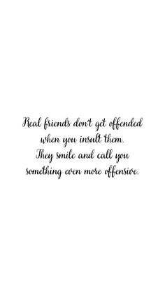 🫂 Read the best quotes about friendship in the article (click the link). - Explore the essence of friendship with our collection of friendship quotes - captivating images accompanied by poignant lines that celebrate the joy of companionship. Whether as phone wallpaper or lock screen background, share these short yet inspirational quotes on social media as Instagram captions to uplift and inspire others. White color aesthetic image with simple minimalist brush font. Friendship Quotes: "Real friends don't get offended when you insult them. They smile and call you something even more offensive." - Unknown Best Quotes About Friendship, White Color Aesthetic, Quotes On Social Media, Quotes Real, Phone Call Quotes, Quotes About Friendship, Aesthetic Image, Color Aesthetic, About Friendship