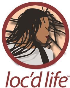 the logo for loc'd life hair salon