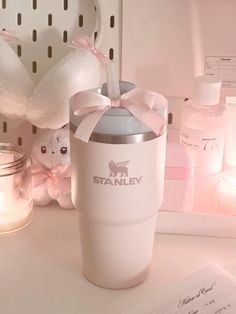 Pink Stanley, Stanley Iceflow, Soft Pink Theme, Pink Lifestyle, Pretty Pink Princess, Straw Tumbler, Vacuum Insulated Water Bottle, Pink Aura, Pink Life