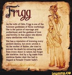 an old paper with the words frigg written on it