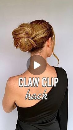 Claudia | Hairstyles on Instagram: "You can create so much volume 💯🔻
… with a claw clip!

☀️The size of the claw clip creates the size of the volume.

You can use any claw clip. 

➡️ But the claw clips from @doouup are light as a feather. This claw clip holds your hair very well and therefore lasts all day👌.

One tip for this hairstyle:
To ensure that style lasts all day, you should secure the hair with hairpins. This way, it will last all day.

Habe fun trying - SAVE for later and FOLLOW for more ☺️
.
.
.
#clawcliphairstyle #clawcliphack #updo #bunhairstyle #hairstylist" Easy Updos For Medium Hair, Clip Hairstyles, Long Hair Updo, Light As A Feather, Peinados Fáciles Para Cabello Corto, Effortless Hairstyles, Hair Affair