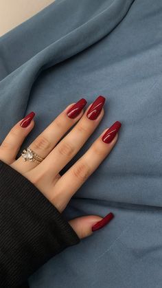 Explore stunning dark wine red nail designs for a vampy fall aesthetic Get inspired with bold black and cherry ideas for short nails Discover dark cherry nail art for a bright and aesthetic look These wine-inspired designs are perfect for a unique and stylish manicure Dark Red Acrylics, Dark Wine Red Nails, Dark Red Nails Acrylic, Cherry Cola Nails, Cherry Ideas, Red Wine Nails, Cherry Wine Nails, Wine Red Nails, Cherry Red Nails