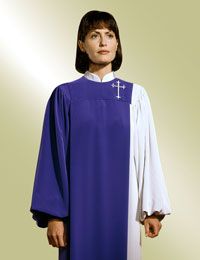 Modern Church, Cuff Sleeves, Color Show, Front Zipper, Crossover