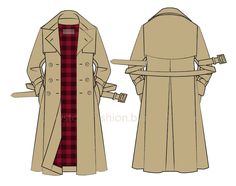 an image of a women's trench coat