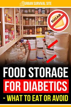 As a diabetic, it's important to know which foods to store for emergencies. This guide will tell you which foods to choose and avoid. Prepper Storage, Prepper Food, Emergency Preparedness Food, Shtf Preparedness, Survival Items, Different Diets, Urban Survival, High Fiber Foods, Emergency Food