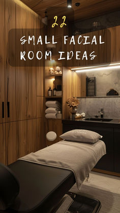 Best Small Facial Room Layouts! Check Out The Top 22 Layouts That Make The Most Of Small Spaces For Your Facial Room. Ready To Layout? Click To Explore And Plan! 🌿💆‍♀️ #RoomLayouts #FacialRoomIdeas #DesignPlanning #ExploreAndPlan #BeautyRoomDesign Relaxing Spa Room Ideas, Spa Room Decor Massage Interior Design, Esthetics Room Decor Interior Design, Facialist Room, Small Facial Room, Small Spa Room Ideas, Small Spa Room Ideas Estheticians, Day Spa Interiors, Spa Hallway