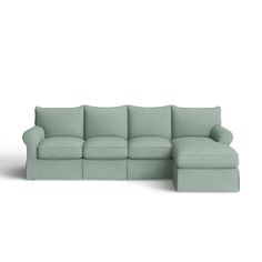 Welcome sweet dreams and casual hangouts with our sofa-and-chaise sleeper sectional. It seats four for movie night or for just relaxing. The wooden frame is wrapped in fabric and comes with a tailored slipcover, while its foam- and down-blend fill provides plenty of comfort. We love all the upholstery and hue options available, so you can find the perfect look for your living room. Birch Lane™ Body Fabric: Bayou Spray Canvas, Orientation: Right Hand Facing Birch Lane™ Friedman Slipcovered Sectio Slipcovered Sectional, Sectional Sleeper Sofa, Sectional Slipcover, Sleeper Sectional, Sofa Sectional, Sofa Size, Game Nights, Movie Marathon, Overnight Guests