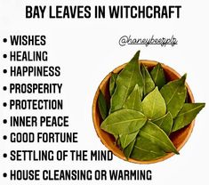 Herbs For Courage, Bay Leaf Ritual, Herbs For Prosperity, Bay Leaf Magic, Burn Bay Leaves, Burning Bay Leaves, Crystal Witch