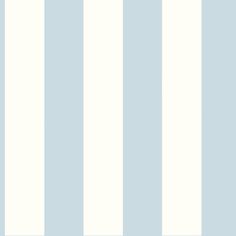 a blue and white striped wallpaper with vertical stripes