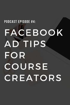 the facebook ad tips for course creators