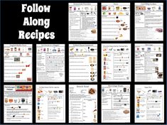 the following steps to follow along recipes