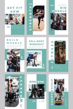 Fitness workouts, Instagram Post Story, Canva Sport Template, Personal Trainer, Gym Coach reels, Group home exercise, Crossfit Box Blogger, Yoga stretching, Strength Leg day, bodybuilding Plan, aerobic Practitioner, Motivation Media, Editable Social Tool, Canva Instagram Post, Facebook Ads Design, Illustration Elements, Colors Illustration, Crossfit Box, Insta Layout