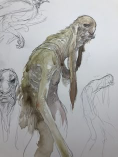 an image of a drawing of a zombie