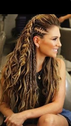 Pirate Hair, Viking Braids, Pinterest Hair, Cute Hairstyles For Medium Hair, Grunge Hair