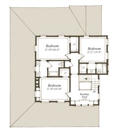 the floor plan for this house is shown