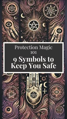 Elevate your magical practice with ancient symbols of protection. Learn the history and application of these 9 essential markings to keep negativity at bay. Protective Magic, Witches Tools, Witchy Rituals, Symbols Of Protection, Charmed Spells, Energy Symbols, Sacred Geometry Patterns, Witchy Tips