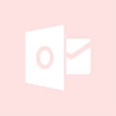 an open envelope with the letter o on it, against a pale pink wallpaper background