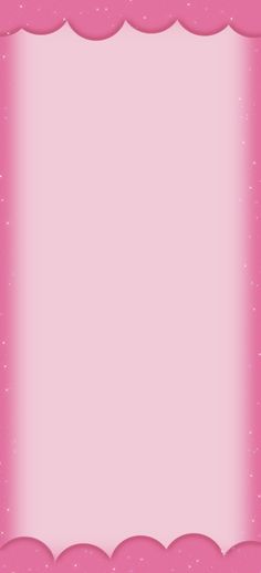 a pink background with scalloped edges and space for text or image, as well as stars