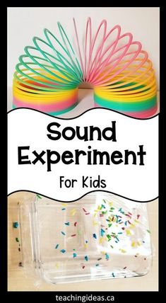 Curious how sound travels? Try out this simple sound waves experiment for kids so they can understand how sound travels and how they hear. #soundwaves #stem #stemactivitieselementary Science Of Sound Experiments, Waves Experiment, Simple Stem Challenges, Activities For Kindergarten Children, Treasured Vbs, Stem Activities Kindergarten, Sound Experiments, Music Science