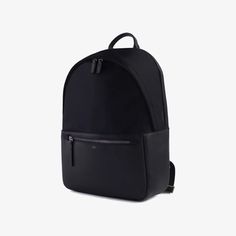 The Backpack - ISM Classic Office Laptop Backpack, Luxury Nylon Backpack For Daily Use, Functional Leather Backpack With Leather Trim, Work Backpack With Zipper Closure, Workwear Backpack With Zipper Closure, Classic Backpack With Leather Trim For Daily Use, Classic Everyday Laptop Backpack, Classic Daily Use Backpack With Leather Trim, Modern Workwear Backpack With Adjustable Strap