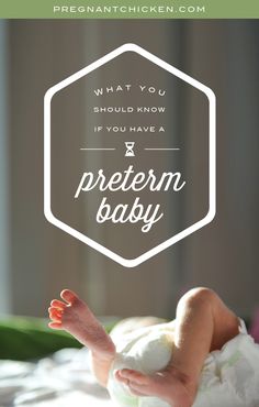 a baby laying on its back with the words, what you should know if you have a preterm baby