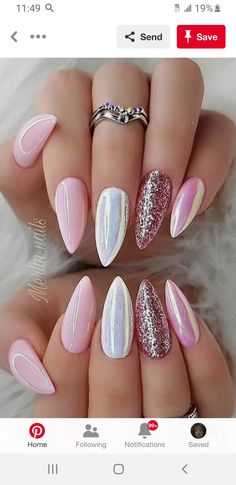 Manicure Ideas, Gel Nail Art, Gel Manicure, Gorgeous Nails, Manicure And Pedicure, Short Nails, Stylish Nails, Beautiful Nails