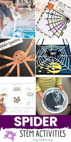 spider activities and crafts for kids to make