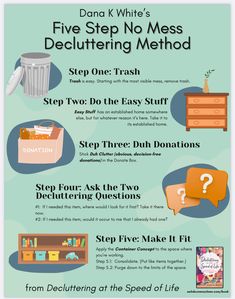 the five steps to declutter your child's bedtime routine info sheet