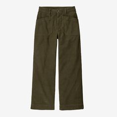 Designed for daily comfort, these straight-leg, high-rise pants have a touch of stretch and are made from 99% Cotton in Conversion, which supports farmers on the path to organic certification. Made in a Fair Trade Certified™ factory. Globe Shoes, Cords Pants, Kids Trend, Women Pants Casual, Patagonia Womens, Corduroy Pants, Tight Leggings, Fair Trade, Playsuit Jumpsuit