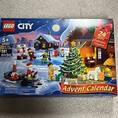 New In Box Lego Advent Calendar Model 60352 Lego City Advent Calendar, Billund Denmark, Lego Advent Calendar, Lego Advent, Calendar Advent, Advent Activities, Lego Characters, The Goose, Christmas Surprise