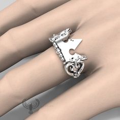 "To see all Kingdom Hearts Inspired Jewelry: https://www.etsy.com/shop/MetalWendler?ref=seller-platform-mcnav&search_query=kingdom+hearts To see THIS ring with an 2mm stone, click here: https://www.etsy.com/listing/741275115/kingdom-hearts-ring-with-moissanite-or?ref=listings_manager_grid Beautifully crafted silver ring inspired by from Kingdom Hearts. Legend has it, if two people share the fruit, their destinies remain intertwined forever! So long as you and your loved ones carry this charm Kingdom Hearts Wedding Dress, Kingdom Hearts Wedding Decorations, Kingdom Hearts Ring, Kingdom Hearts Jewelry, Kingdom Hearts Merch, Kingdom Hearts Urn Jewelry, Kingdom Hearts Nobody, Kingdom Hearts Worlds, Kairi Kingdom Hearts