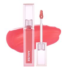 PRICES MAY VARY. 💗35% water-infused lip tint > Fresh and light dewy texture adheres to your lips, with the triple structure of water-oil-water. 💗Clear dewy colors > Clear dewy colors of AMUSE color vibes let lips' natural color shine through. 💗Expertise Vegan Europe certification > The vegan tint, which achieved the vegan certification from France Eve Vegan. 💗Long-lasting dewy color & glow > Dewy coating finish and water-stained color give long-lasting glow and clear color to your lips witho Korean Lips, Makeup Accesories