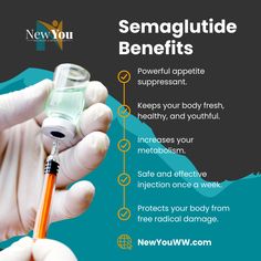 You're welcome to schedule a complimentary consultation via NewYouWW.com to start your dosage of semaglutide! Take advantage of our pricing and promotions for the start of Spring ✔️ #betteryourself #weightloss #lifehacks #spring #burnfat #glp1 #diabetes #diet Start Of Spring, New You, The Start, Fat Burning, Life Hacks, To Start, Benefits, Diet