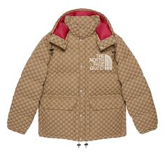 Find GUCCI X The North Face Padded Jacket 'beige/ebony on Editorialist. Gucci x The North Face Padded Jacket 'Beige/Ebony' Beige North Face Puffer, The Nord Face, North Face Mountain Jacket, North Face X Gucci, Gucci Jacket, North Face Puffer Jacket, Tan Jacket, Black Down, Quilt Jacket