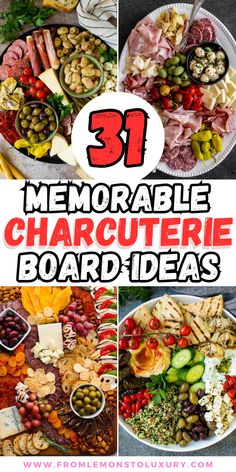 31 memorable charcuterie board ideas that are easy to make and great for entertaining