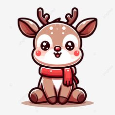 cartoon reindeer sitting down vector deer cute deer sit down png Reindeer Graphic Design, Santa And Reindeer Drawing, Reindeer Drawing Cute, Raindeer Drawing Cartoon, Cute Xmas Drawings, Draw Reindeer, Animated Reindeer