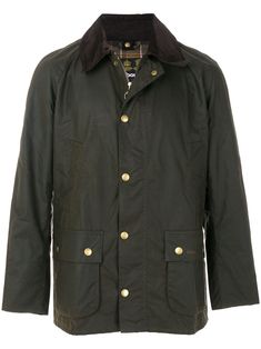 BARBOUR - Veste Ashby en coton vert olive - Lothaire Barbour Coats, Barbour Ashby, Herno Jacket, Green Jacket, Green Cotton