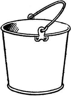 a drawing of a bucket with the words high school bucket list on it and an image of